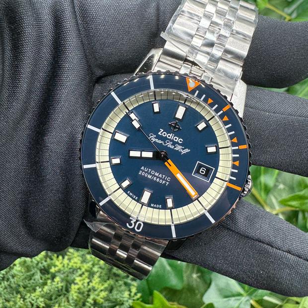 Zodiac Super Sea Wolf ZO9266 Stainless steel Blue 2024 United