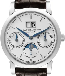 A. Lange & Söhne Saxonia 330.026 White gold Silver