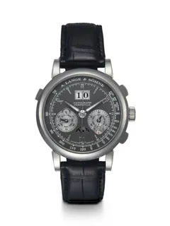 A. Lange & Söhne Datograph 410.030 40mm White gold Gray