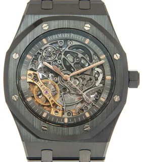 Audemars Piguet Royal Oak 15416CE.OO.1225CE.01 Black ceramic Skeletonized