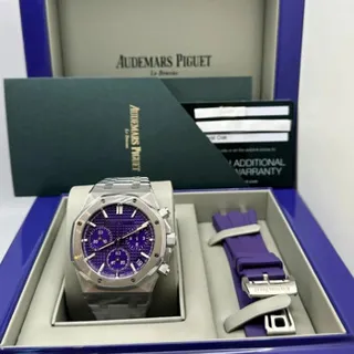 Audemars Piguet Royal Oak 26240BC.OO.1320BC.01 41mm White gold Purple