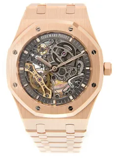 Audemars Piguet Royal Oak Double Balance Wheel Openworked 15407OR.OO.1220OR.01 Rose gold Gray