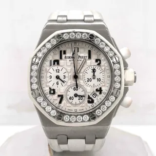 Audemars Piguet Royal Oak Offshore 26048SK.ZZ.D010CA.01 48mm Stainless steel and Rubber White