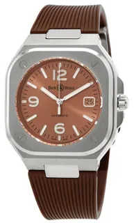 Bell & Ross Urban BR05A-BR-ST/SRB Stainless steel Brown