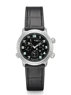 Blancpain Léman Réveil GMT Stainless steel Black