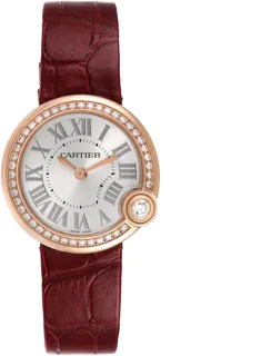 Cartier Ballon Blanc WJBL0005 30mm Rose gold Silver