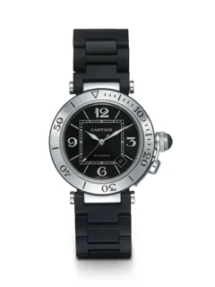 Cartier Pasha 2790 41mm Stainless steel Black