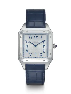 Cartier Santos Dumont 46.6mm Platinum Silver