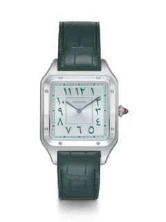 Cartier Santos Dumont 3406B 46.6mm Platinum Silver