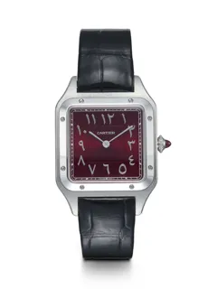 Cartier Santos Dumont 43.5mm Platinum Red