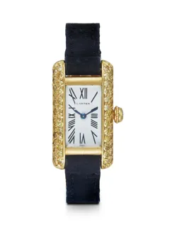 Cartier Tank 16mm 18k yellow gold White