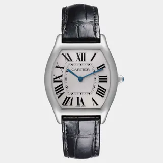 Cartier Tortue Large WGTO0003 White gold Silver