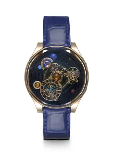 Jacob & Co. Astronomia 18k rose gold Blue