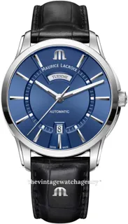 Maurice Lacroix Pontos PT6358-SS001-430-1 Stainless steel Blue