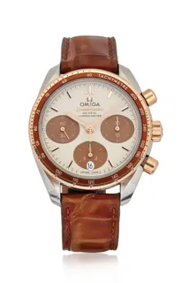 Omega Speedmaster 324.23.38.50.02.002 38.2mm Stainless steel and Rose gold-plated Brown