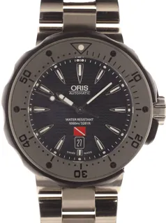 Oris ProDiver 01 733 7646 7184 Titanium Black