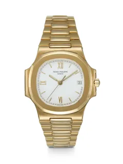 Patek Philippe Nautilus 3800/1 37.5mm 18k yellow gold White