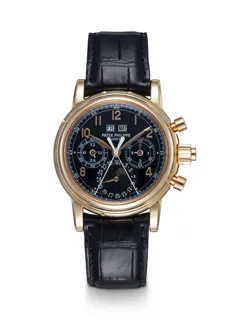 Patek Philippe Perpetual Calendar Split-Seconds Chronograph 5004R-014 36.5mm Rose gold Silver