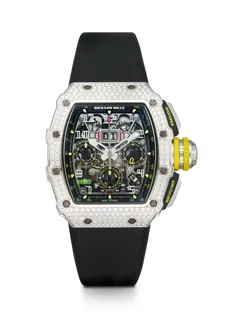 Richard Mille RM11-03 50mm White gold Skeletonized