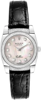 Rolex Cellini Cestello 6311/9 26mm White gold White