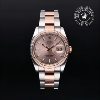 Rolex Datejust 36 116231 Rose gold and Stainless steel Pink