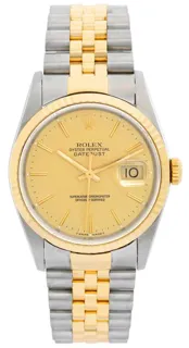 Rolex Datejust 36 16233 Stainless steel and 18k yellow gold