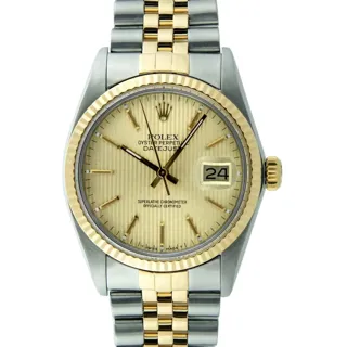 Rolex Datejust Yellow gold and Stainless steel Champagne