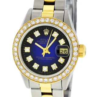 Rolex Datejust Yellow gold and Stainless steel Blue