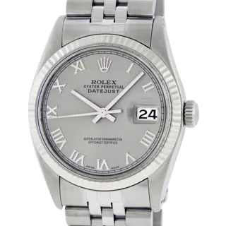 Rolex Datejust 36mm Stainless steel Gray