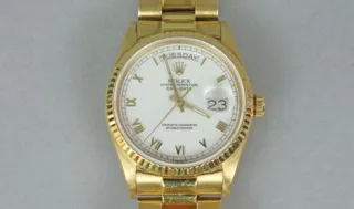 Rolex Day-Date 36 18038 36mm Yellow gold White