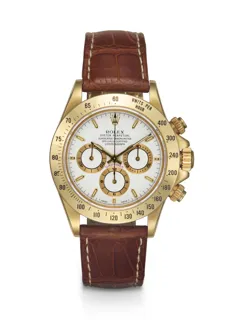 Rolex Daytona 16528 Yellow gold White