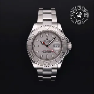 Rolex Yacht-Master 116622-0002 Platinum and Stainless steel Silver