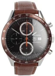 TAG Heuer Carrera CV2013 Stainless steel Brown