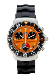 TAG Heuer Professional CA1214 Stainless steel Black and Orange