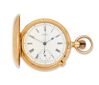 Waltham Watch Company 18k yellow gold White