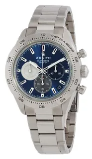 Zenith Chronomaster Sport 03.3114.3600/51.M3100 Stainless steel Blue