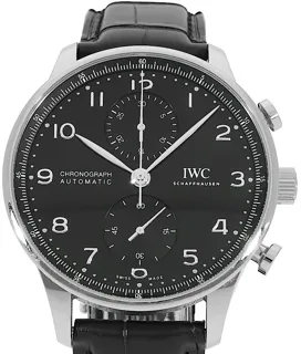 IWC Portugieser IW371609 Stainless steel Black