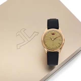 Jaeger-LeCoultre 34mm 18k rose gold Champagne