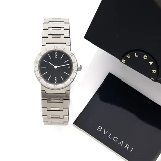 Bulgari Bulgari Bulgari BB30SSD 29mm Stainless steel Black