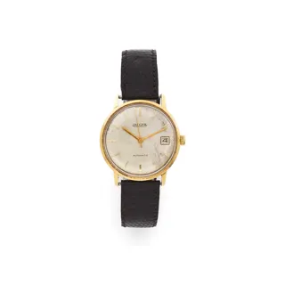 Jaeger-LeCoultre 34mm 18k yellow gold Silver