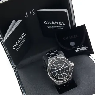 Chanel J12 38mm Ceramic Black