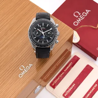 Omega Speedmaster Professional Moonwatch Moonphase 304.33.44.52.01.001 44mm Stainless steel Black