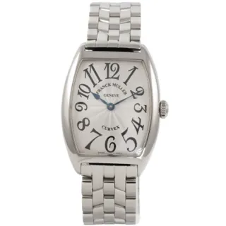 Franck Muller Cintree Curvex 7502 QZ 32mm Stainless steel Silver