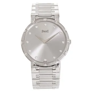 Piaget Dancer 84023 K81 31mm 18k white gold Silver