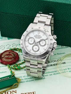 Rolex Daytona 116520 40mm Stainless steel Cream