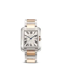 Cartier Tank Anglaise w5310006 Stainless steel and 18k rose gold Silver