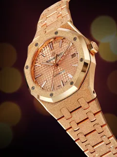 Audemars Piguet Royal Oak 15454OR.GG.1259OR.03 38mm Rose gold Golden