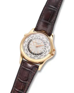 Patek Philippe World Time 5130R-001 39.5mm 18k rose gold Silver