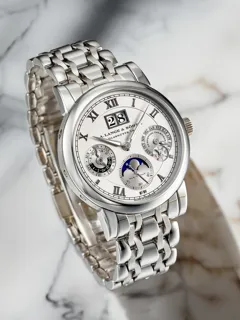 A. Lange & Söhne Langematik Perpetual 310.025 38.5mm Platinum Silver