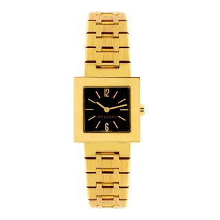 Bulgari Quadrato F149 - SQ22G 22mm 18k yellow gold Black